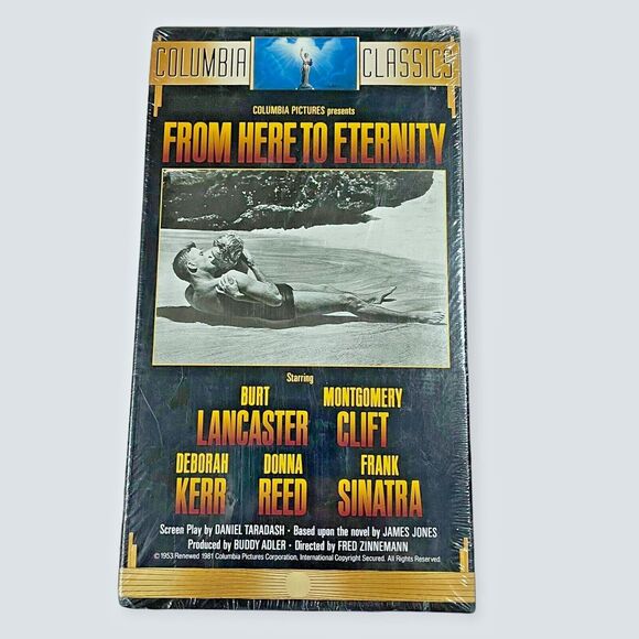 3 Classic VHS Movies The Bible Charlton Heston Gidget  From Here To Eternity NIP - Picture 2 of 8